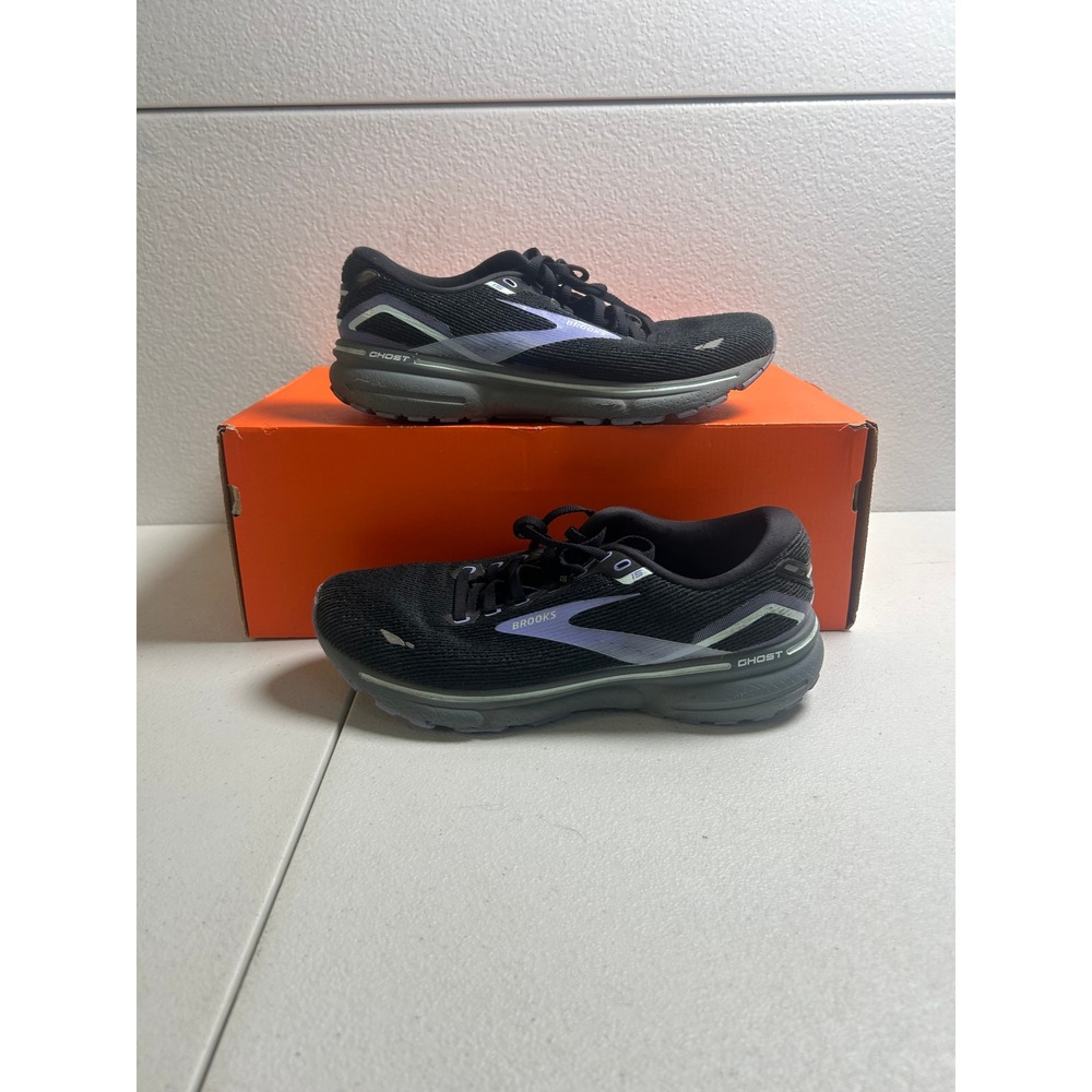Brooks Ghost 15 Black Ebony Purple 8.5 #3189
